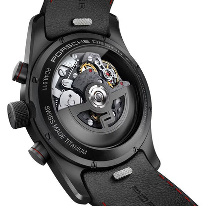 Porsche Design Black Leather Sport Watch