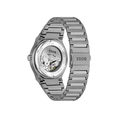 Hugo Boss Gray Stainless Steel Dress Watch