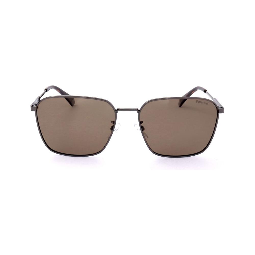 Polaroid Polaroid Gray Stainless Steel Sunglasses POPLD4120GSXKJ1AC 1728,67434610848,Gray,Men,New with tags,Polaroid,Sunglasses,Sunglasses for Men - Sunglasses