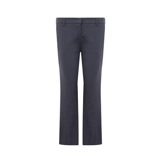 Lardini Chic Blue Linen Trousers