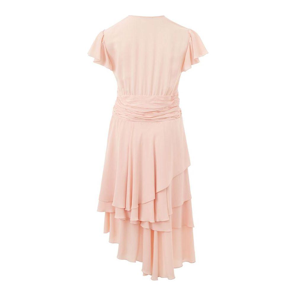 Lardini Elegant Pink Acetate Dress