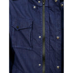 Herno Blue Linen Men Jacket