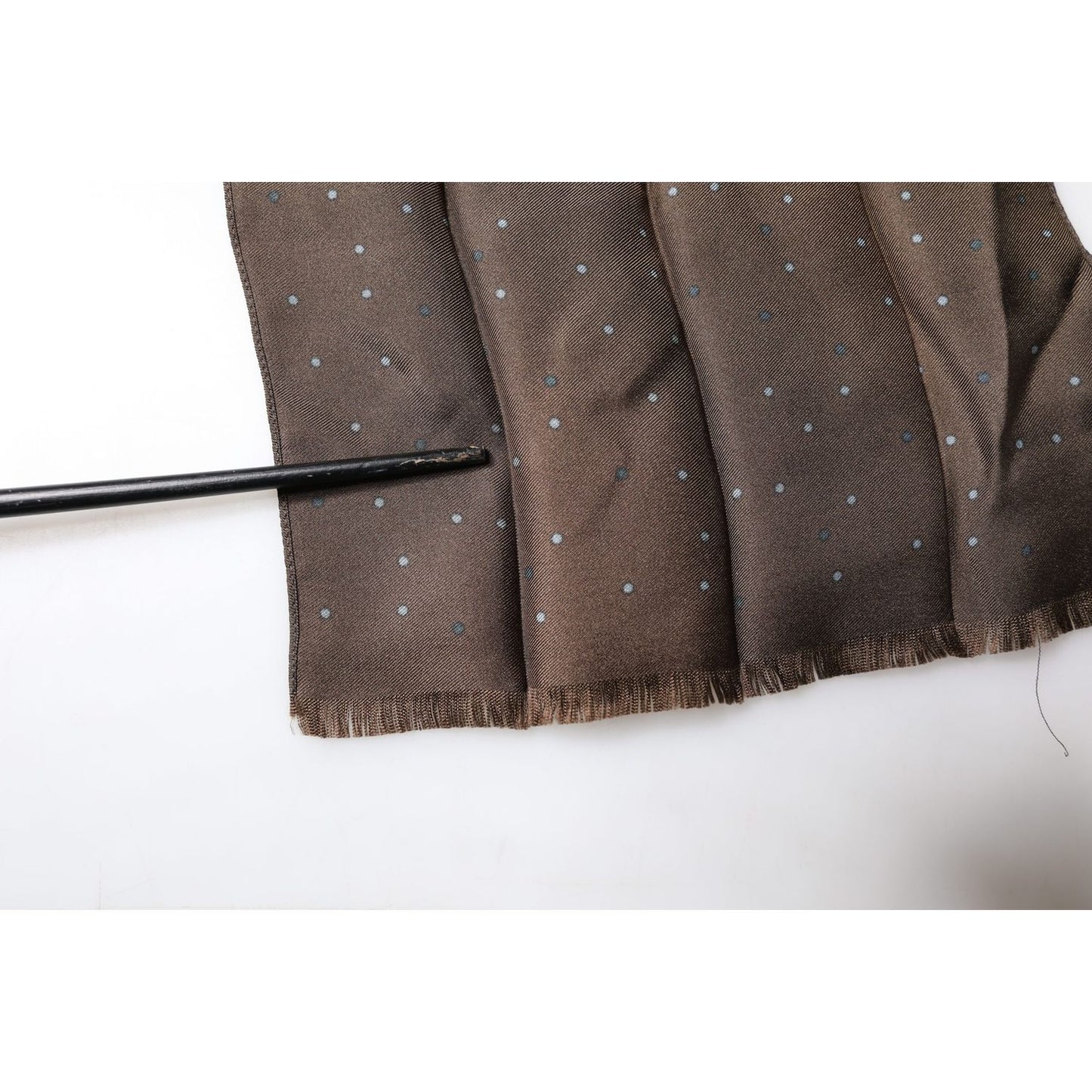 Dolce & Gabbana Brown Fantasy Silk Neck Wrap Shawl Scarf