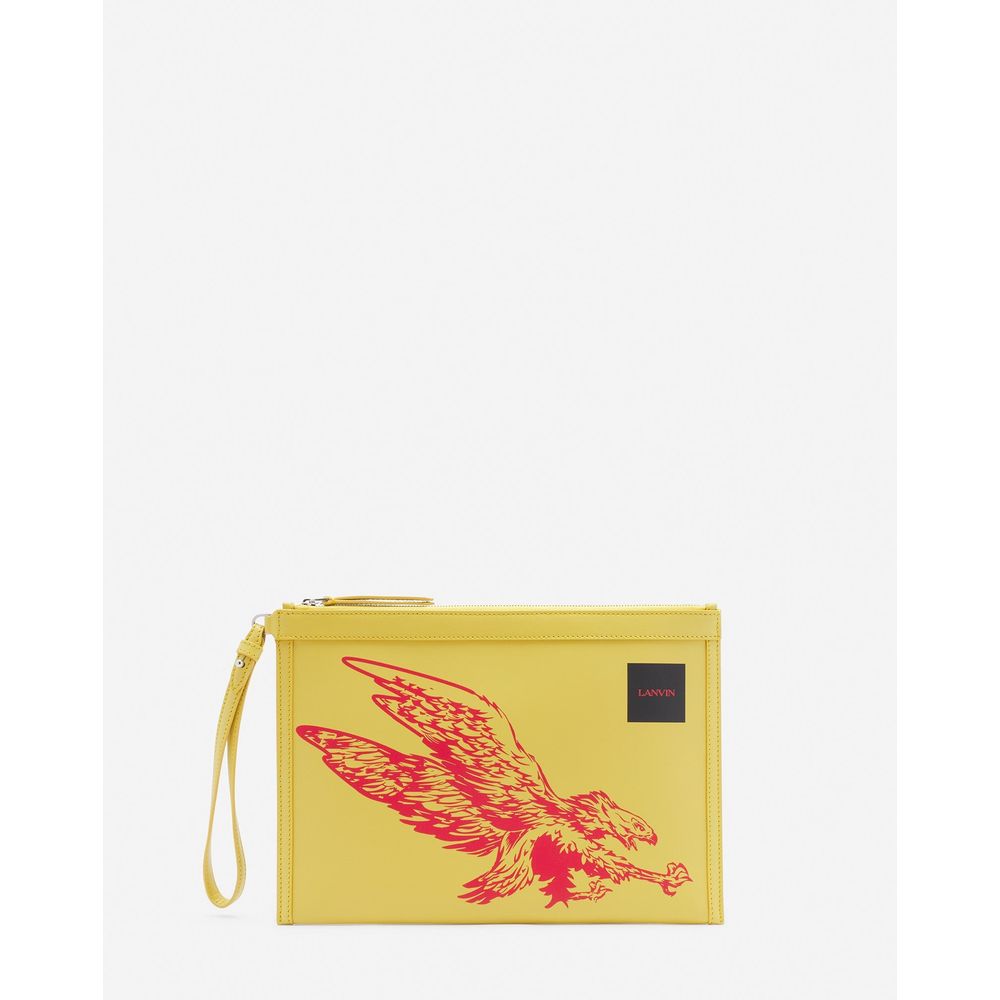 Lanvin "Yellow Leather Men Wallet"