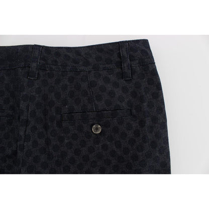 Dolce & Gabbana Polka Dotted Slim Capris Jeans