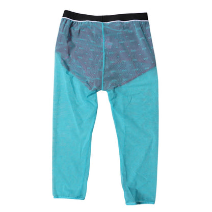 Dolce & Gabbana Blue Fuchsia Logo Lingerie Cropped Underwear