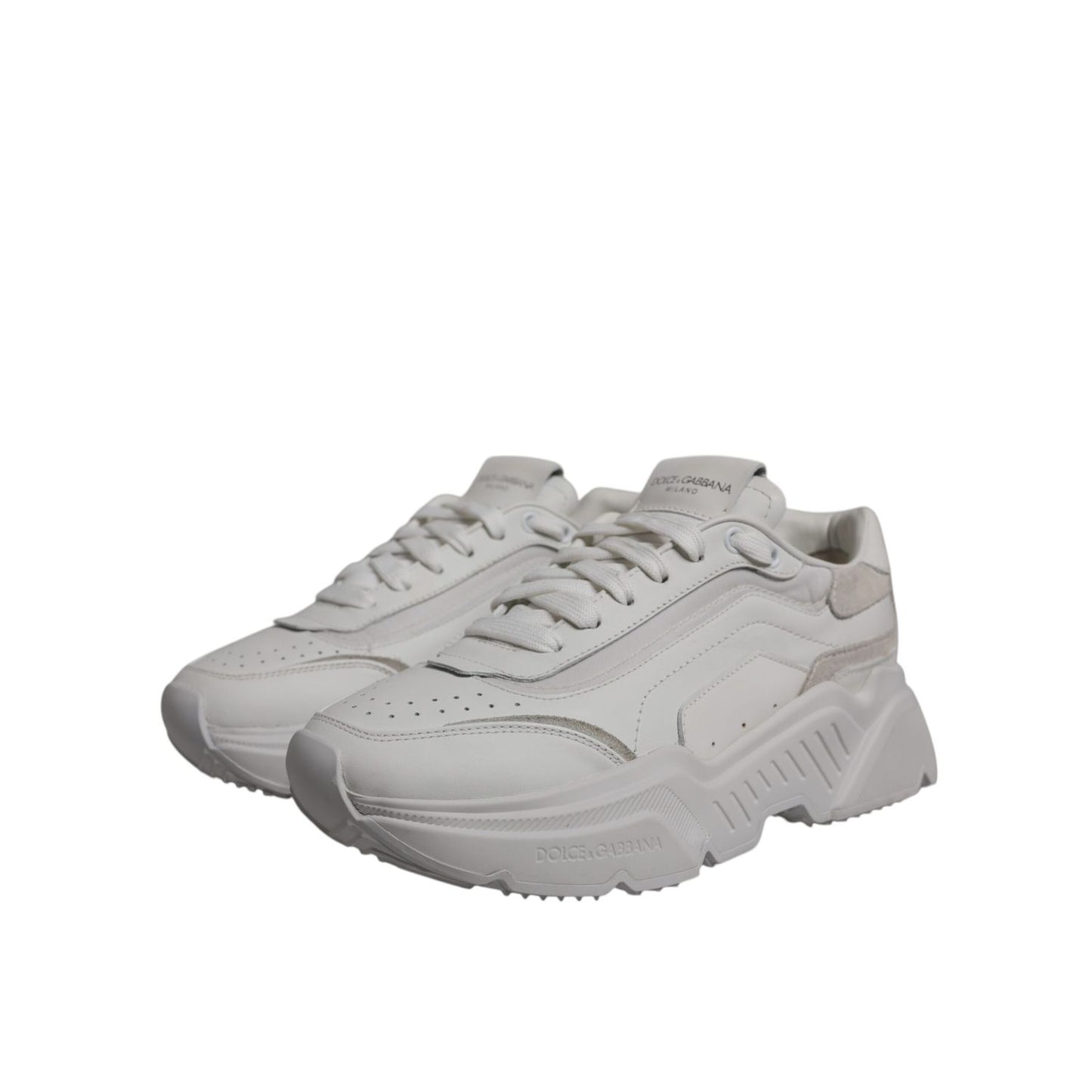 Dolce & Gabbana White Daymaster Low Top Sneakers Shoes
