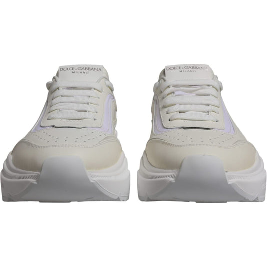 Dolce & Gabbana White Daymaster Low Top Sneakers Shoes MV7158-40