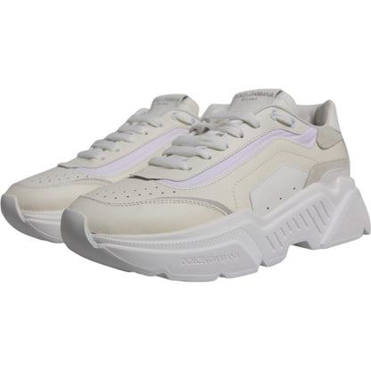 Dolce & Gabbana White Daymaster Low Top Sneakers Shoes