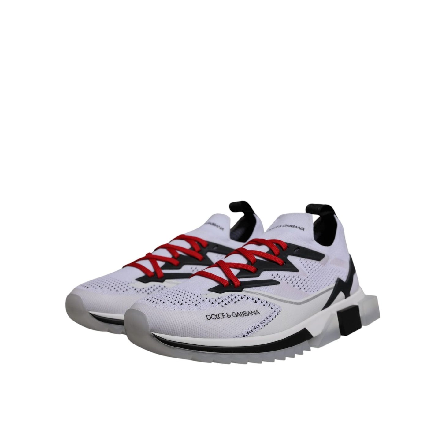 Dolce & Gabbana White SORRENTO Sport Stretch Sneakers Shoes