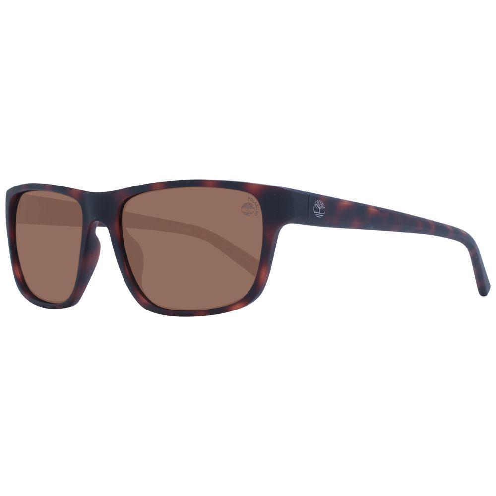 Timberland Brown Plastic Sunglasses
