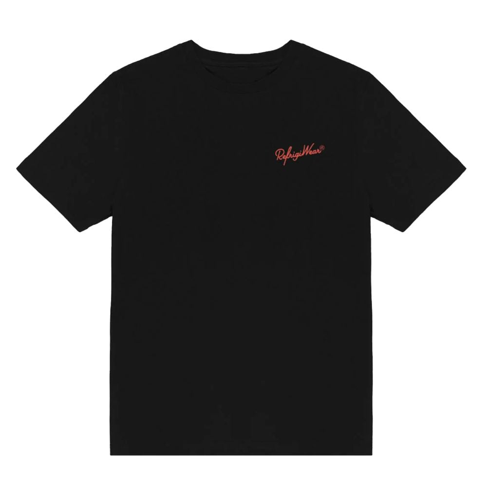 Refrigiwear Black Cotton T-Shirt RE-14992-XL