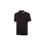 Suns Black Cotton Polo Shirt SU-15042-S