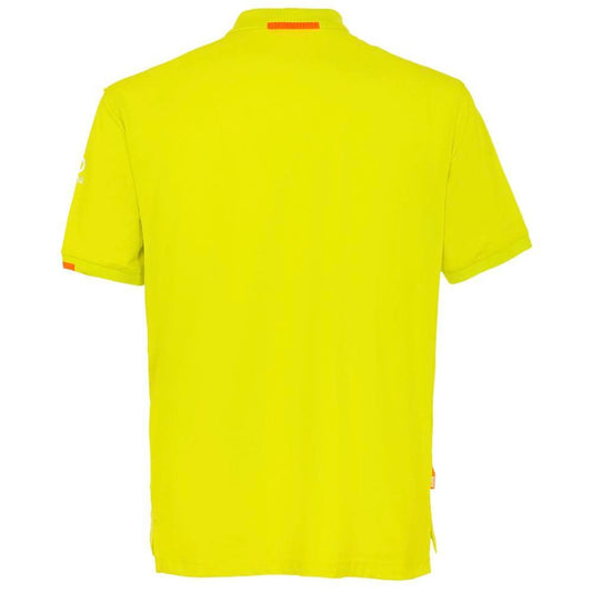 Suns Yellow Cotton Polo Shirt SU-15076-L