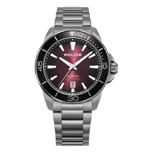 Police Gray Stainless Steel Watch POPEWJH0021403AC