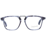 Yohji Yamamoto Gray Men Glasses Frame, full-rim metal and plastic, square style, demo lenses, size 53-17-148.