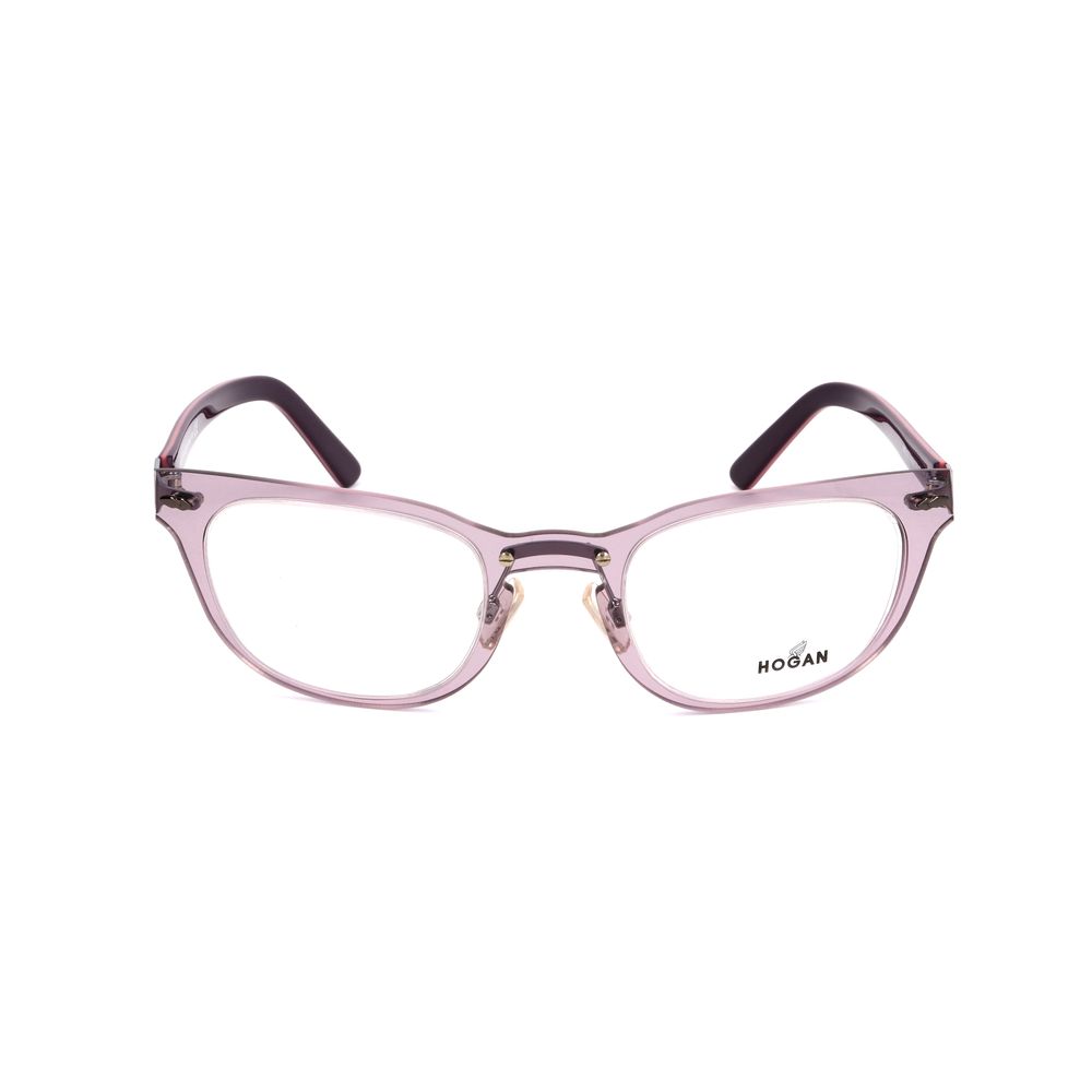 Hogan Purple Plastic Frames in bright violet color, unisex glasses model HO5020081 with dimensions 49/22/140 mm.