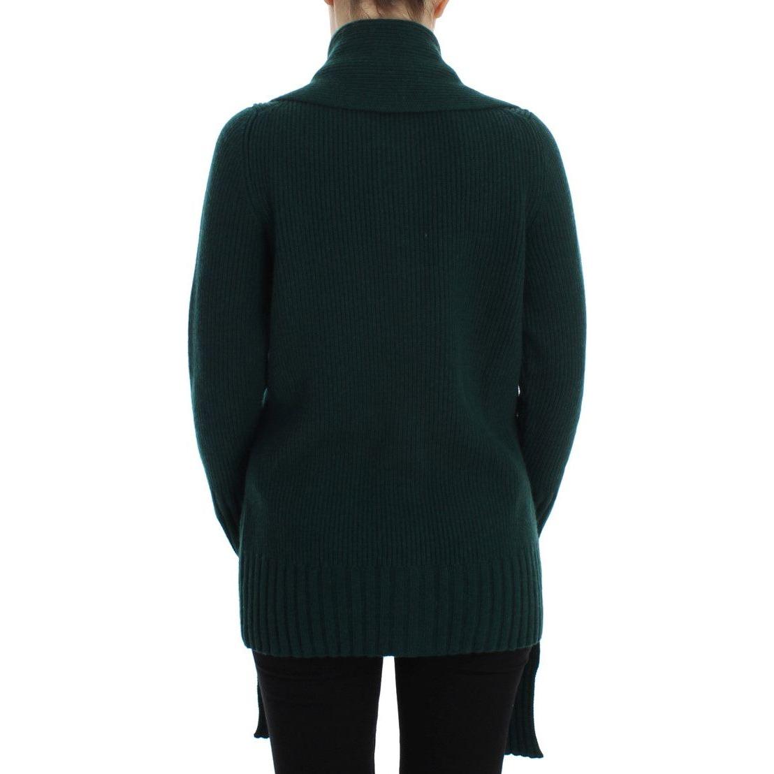 Dolce & Gabbana Green Knitted Cashmere Cardigan SIG20500-6