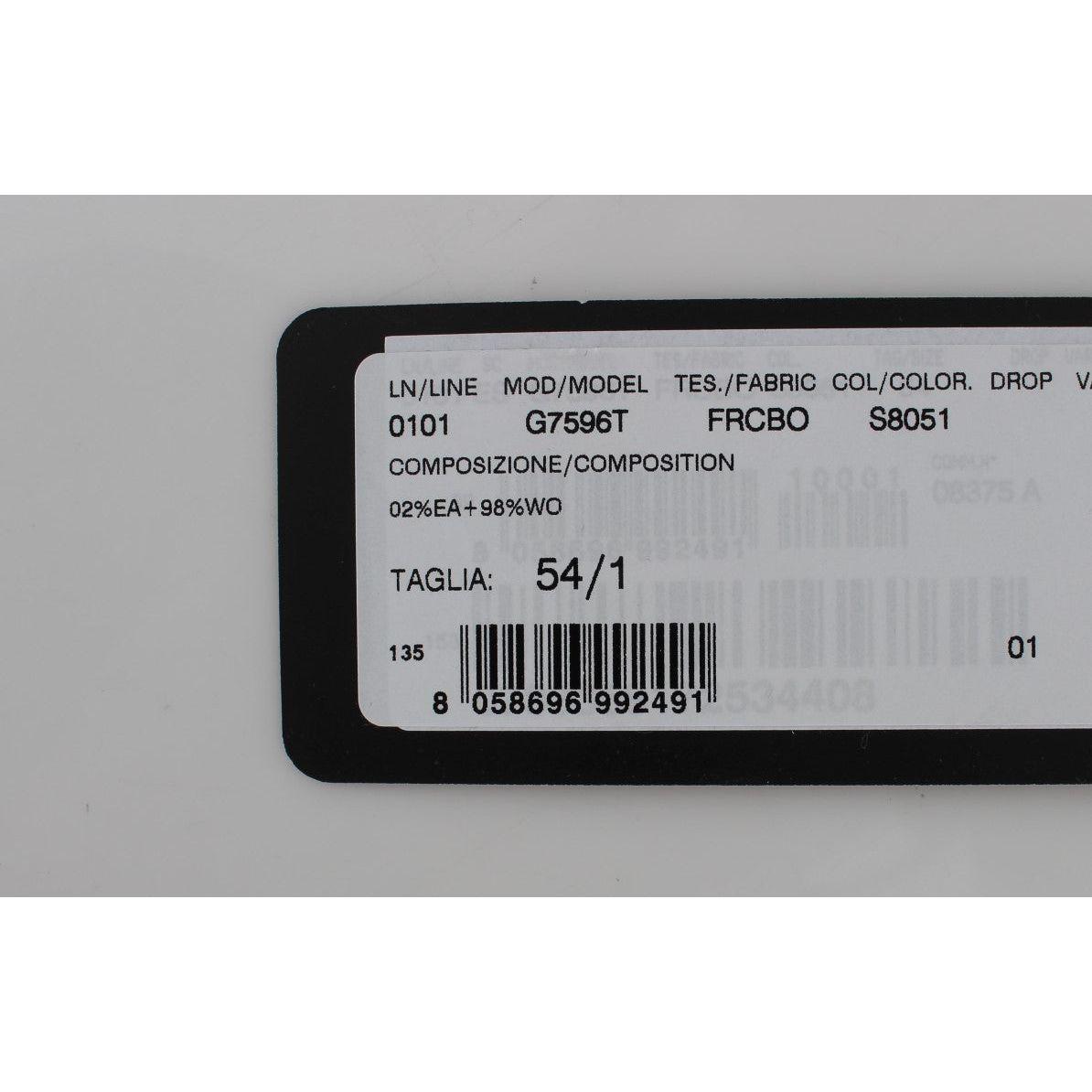 Dolce & Gabbana Gray Striped Formal Vest