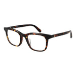 Guess Brown Men Glasses Frame in full-rim acetate with demo lenses, square style, brown color, includes branded case.