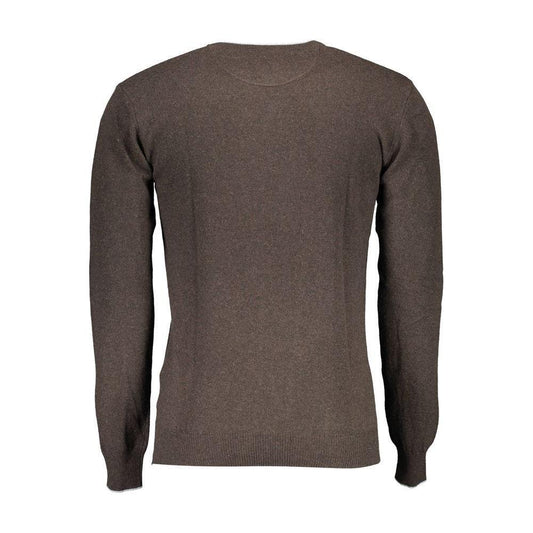 U.S. POLO ASSN. Brown Wool Men Sweater US-1460-XXL