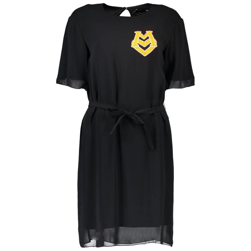 Love Moschino Black Other Fibres Women Dress LO-3058-40