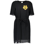 Love Moschino Black Other Fibres Women Dress LO-3058-40