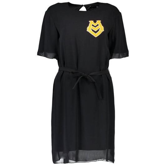 Love Moschino Black Other Fibres Women Dress LO-3058-40