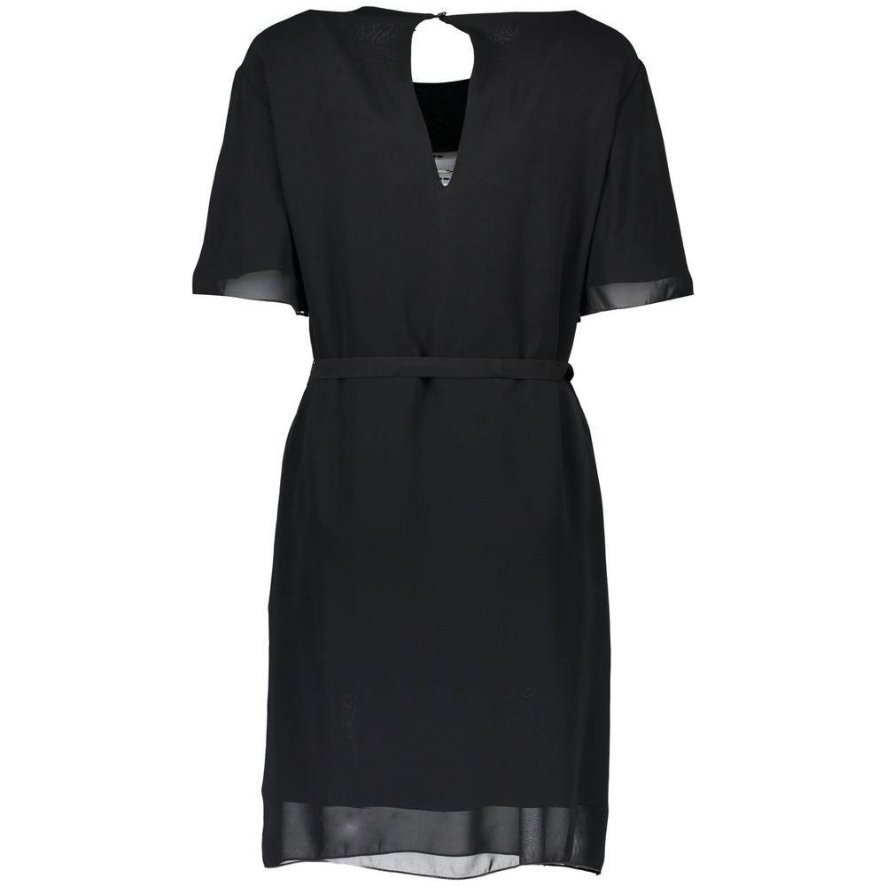 Love Moschino Black Other Fibres Women Dress LO-3058-40