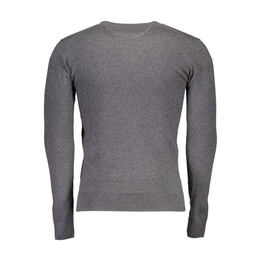 U.S. POLO ASSN. Gray Cotton Men Sweater US-3090-3XL