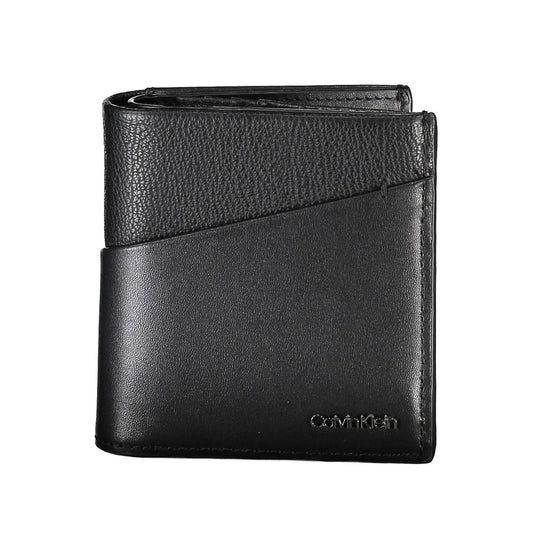 Calvin Klein Black Recycled Polyester Men Wallet