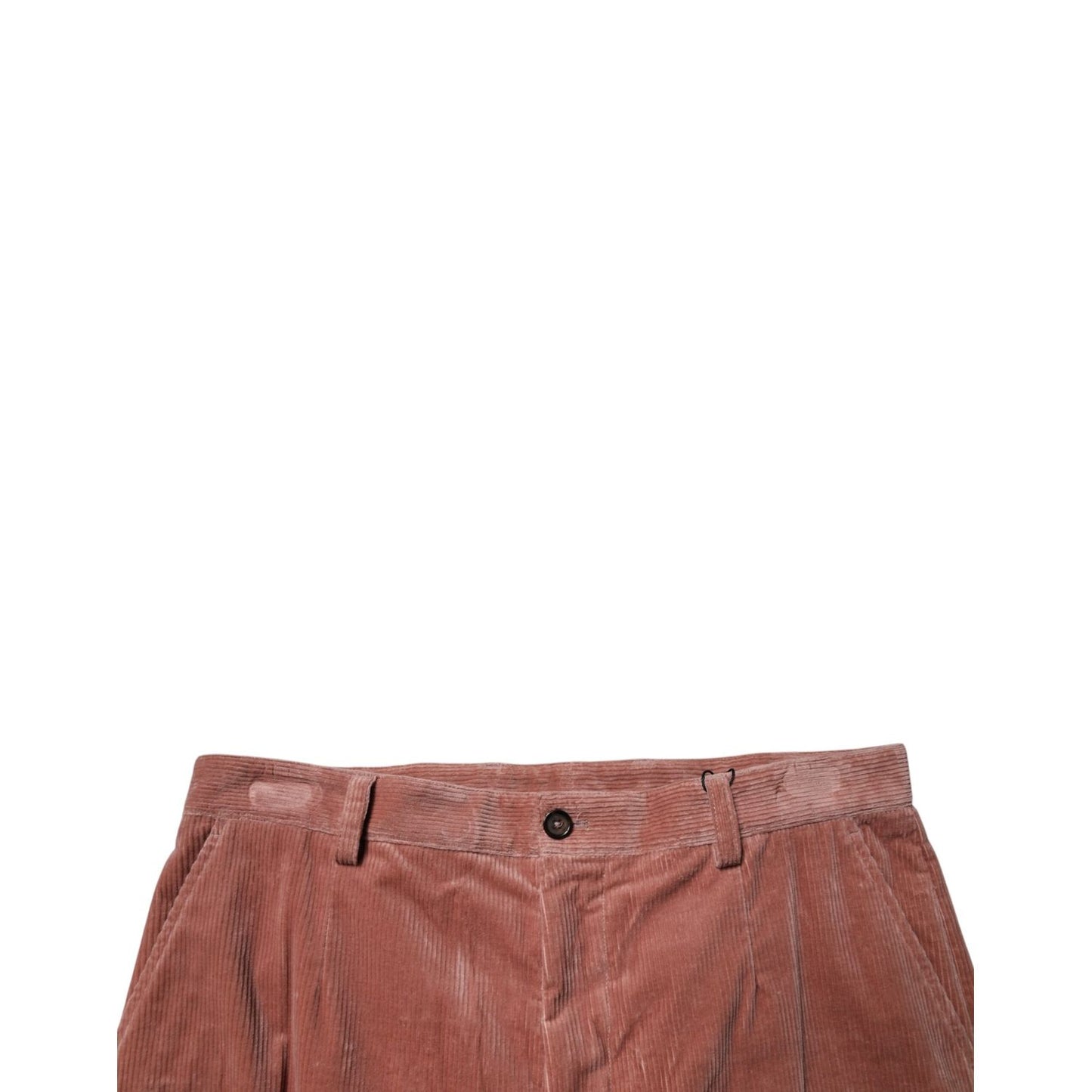 Dolce & Gabbana Brown Corduroy Cotton Cargo Men Denim Jeans