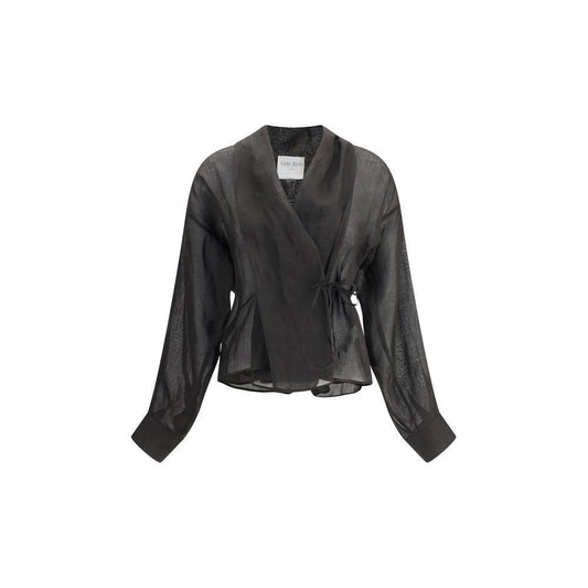 Forte_Forte Crossed Shirt FO-13891MYSHIRTF47M8014-0/XS
