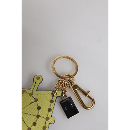 Dolce & Gabbana Multicolor Gold Tone Carretto Keychain Keyring