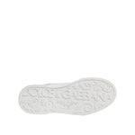 Dolce & Gabbana White Blue Crown Low Top Men Sneakers Shoes