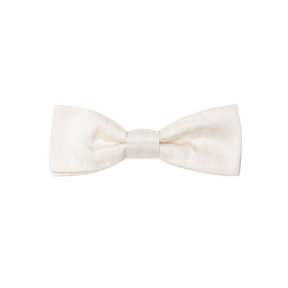 Dolce & Gabbana White Silk Bowty