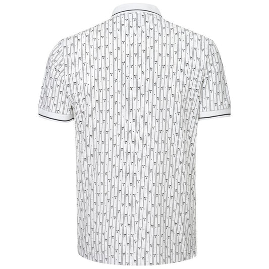 Dolce & Gabbana White Cotton Polo Shirt DO-5673666-IT46 | S