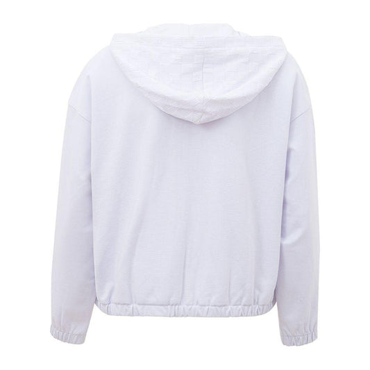 Armani Exchange Chic White Viscose Sweater for Women Armani Exchange Lavender
