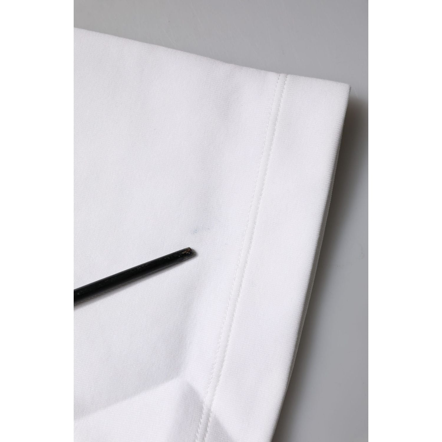 Dolce & Gabbana White Cotton Blend 3/4 Sleeves Blouse Top