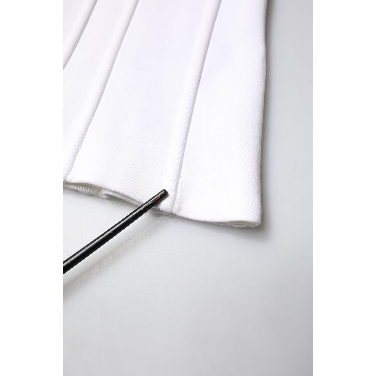 Dolce & Gabbana White Cotton Blend 3/4 Sleeves Blouse Top