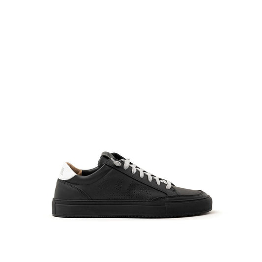 P448 Black Leather Sneaker P-8047676-EU40/US7