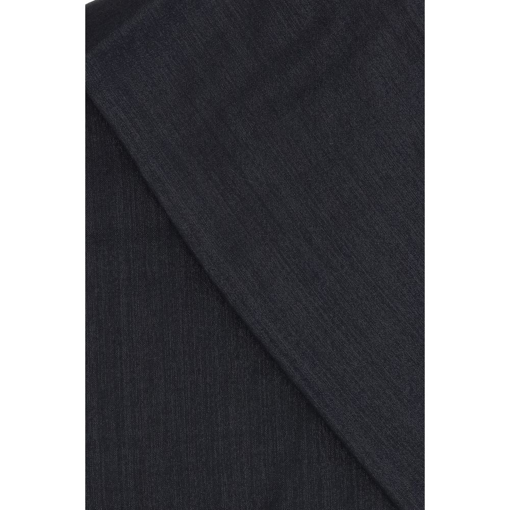 Brunello Cucinelli Black Cashmere Scarf