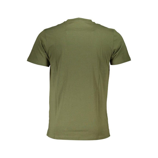 Cavalli Class Green Cotton T-Shirt 1728,67403481248,Cavalli Class,Clothing,Green,L,M,Men,Men - Clothing,New with tags,T-Shirts - Men - Clothing,XL,XXL Cavalli Class CA-22286-M