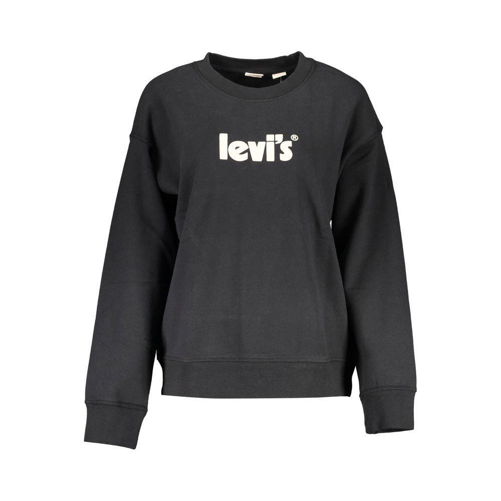 Levi's Black Cotton Women Sweater LE-10489-XL