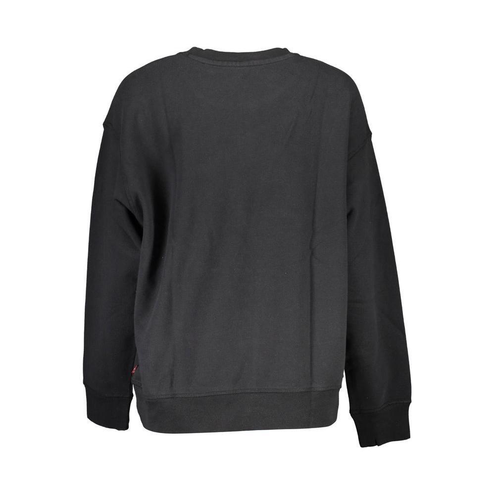 Levi's Black Cotton Women Sweater LE-10489-XL