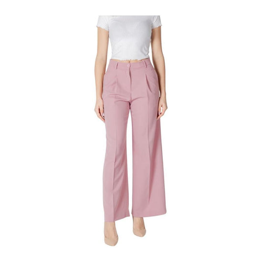 Liu Jo Multicolor Polyester Jeans & Pant Pink