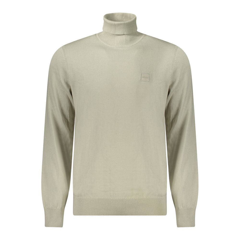Hugo Boss Beige Cotton Men Sweater BO-34609-S