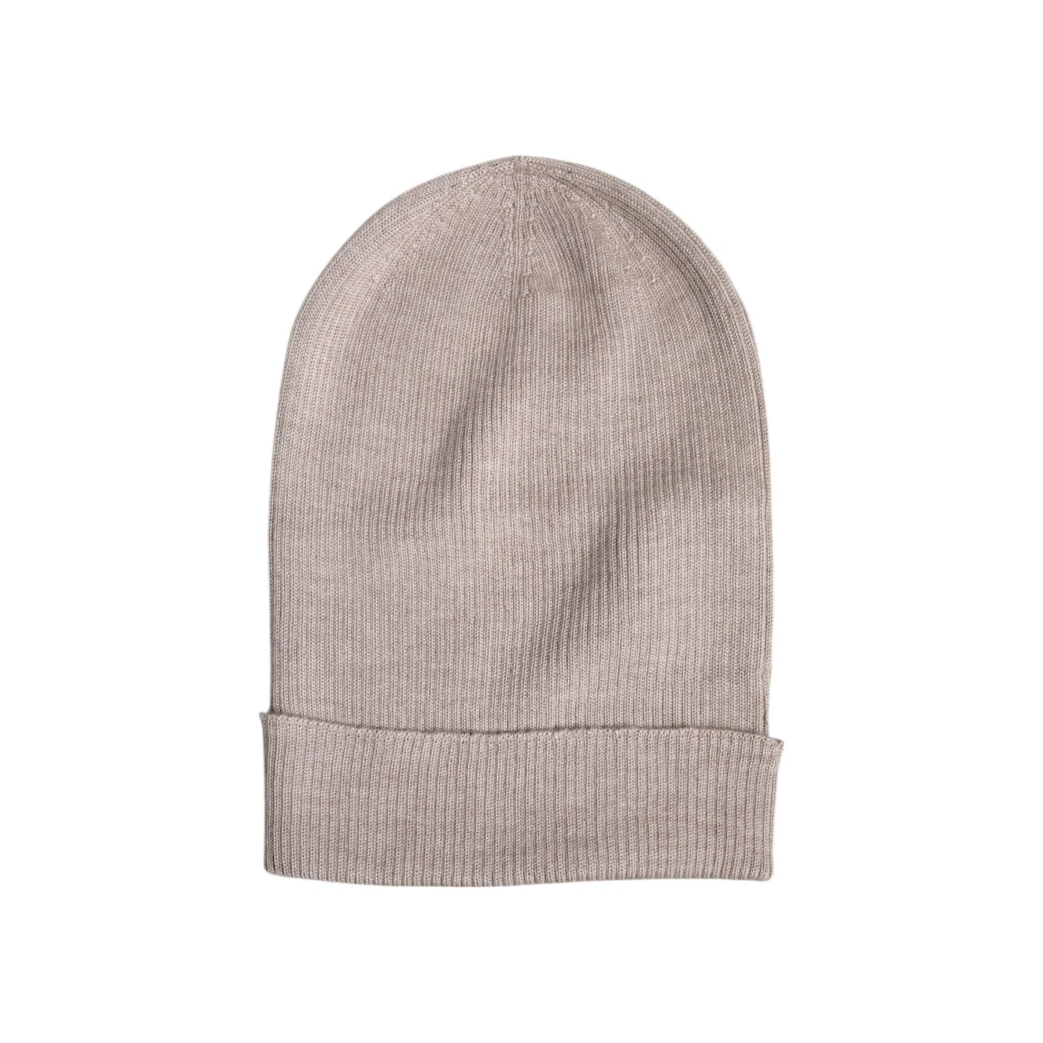 Dolce & Gabbana Beige Cashmere Knitted Winter Beanie Hat