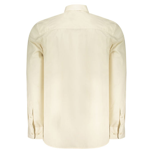 North Sails Beige Cotton Men Shirt NO-35825-M