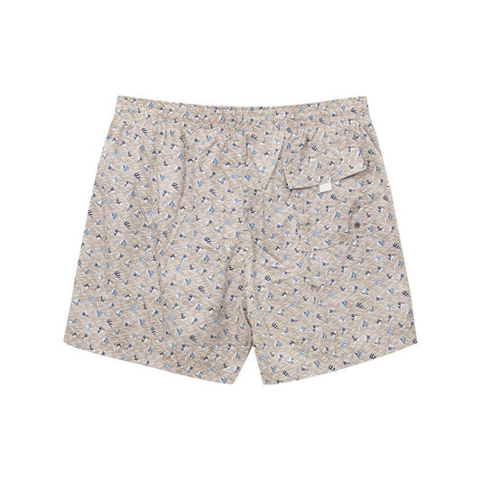 Canali Beige Polyester Swim Short